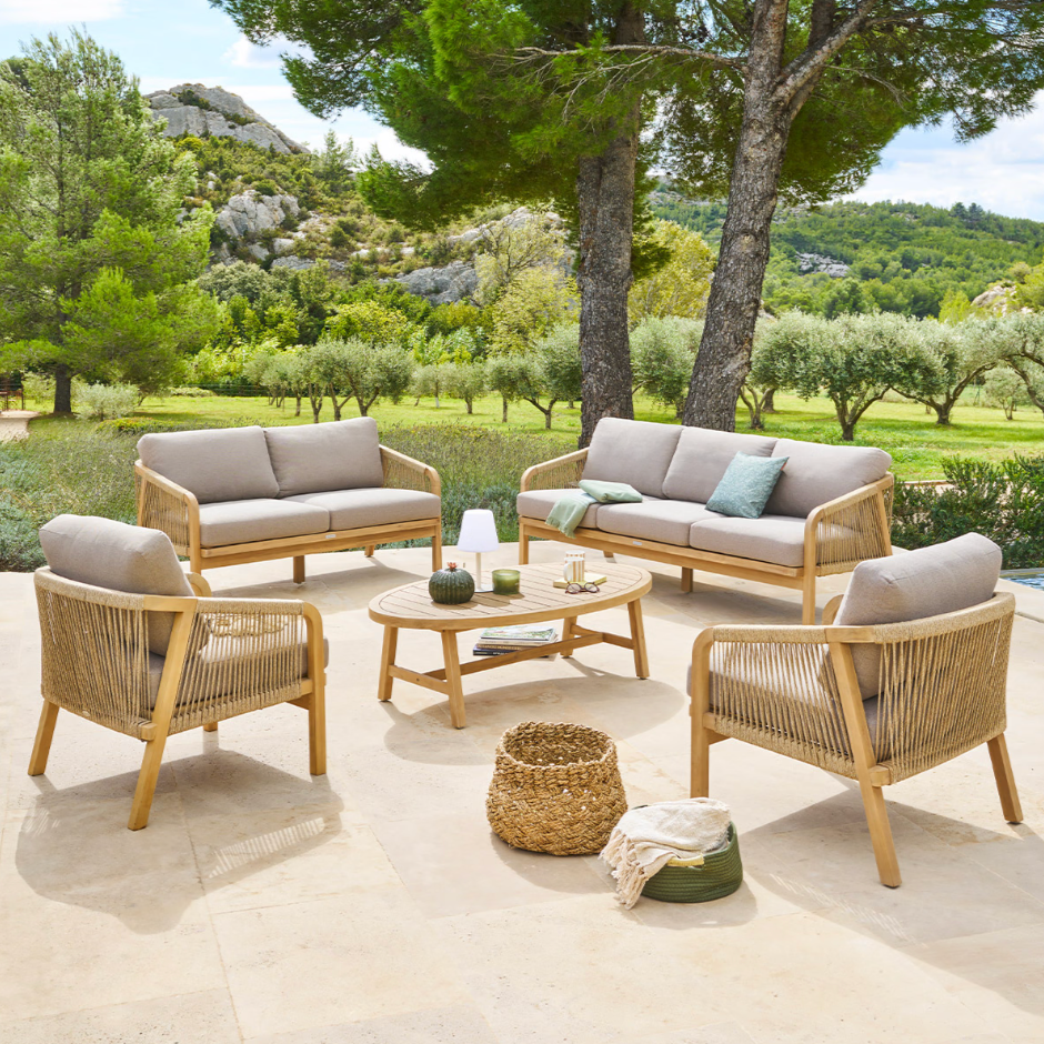Salon de jardin PAPOUASIE Acacia